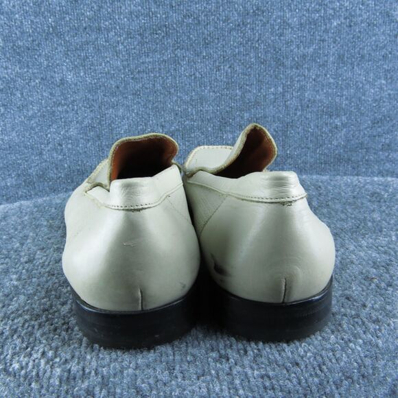 Sandro Moscoloni Capri Ice Men Loafer Shoes Sz 11.5 Medium Beige Leather Slip On - Picture 5 of 10